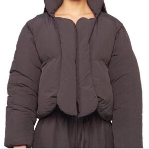 NWT MY MUM MADE IT Bubble Open Puffer Jacket Cropped Size S-M